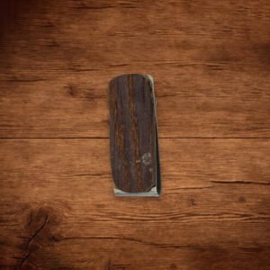 Money Clip Zebra Wood