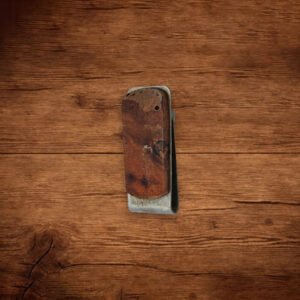Money Clip-Cherry Burl