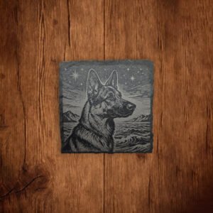 Slate Coaster German Shepherd