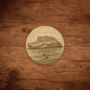 Wood Coaster Alligator