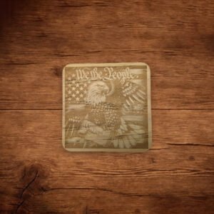 Wood Coaster - Eagle - We The People