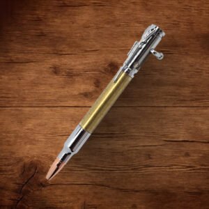 30 Cal Bolt - Transparent Brass Tube and Clear Resin