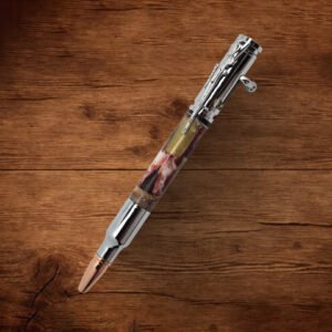 30 Cal Bolt - Brown, White and Gold Resin