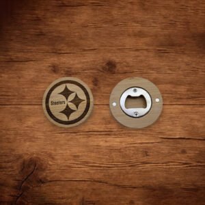 Steeler Puck Bottle Opener