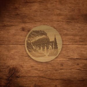 Train Trestle Puck bottle Opener